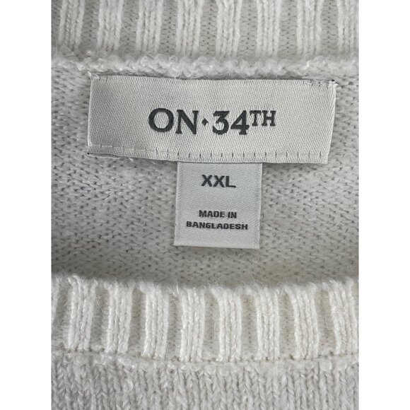 ON 34th Womens XXL Sweater Knit Pullover Soft Fall Fashion cozy and soft - Picture 7 of 9